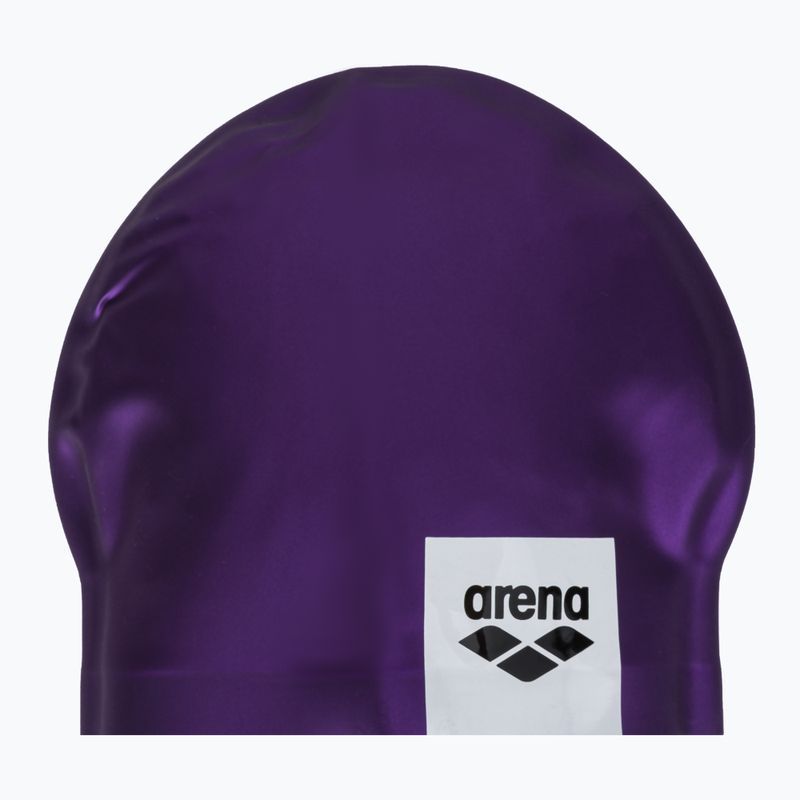 Arena Logo Tvarovaná fialová plavecká čepice 001912/203