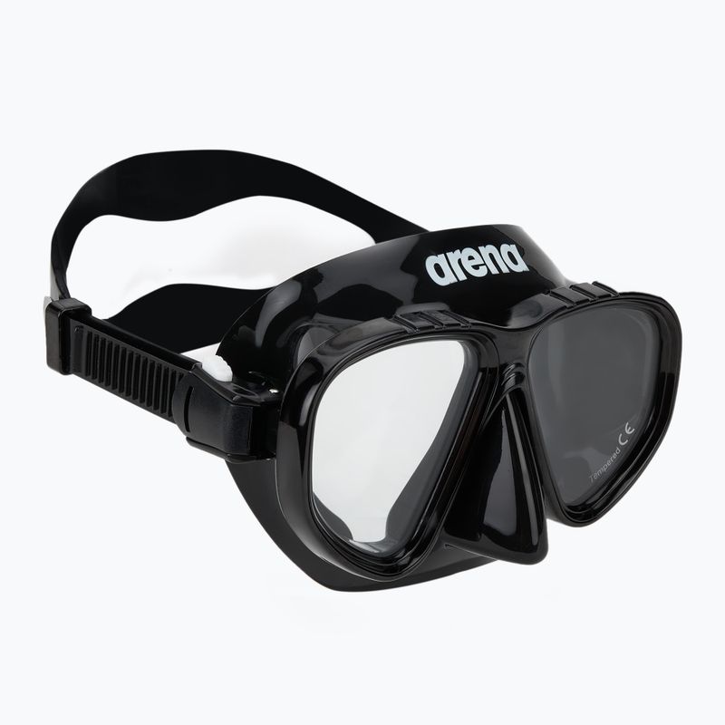 Šnorchlovací sada Arena Premium Snorkeling Set black/clear/black 2