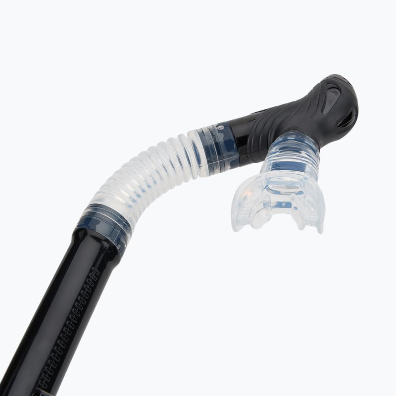 Šnorchlovací sada Arena Premium Snorkeling Set black/clear/black 7