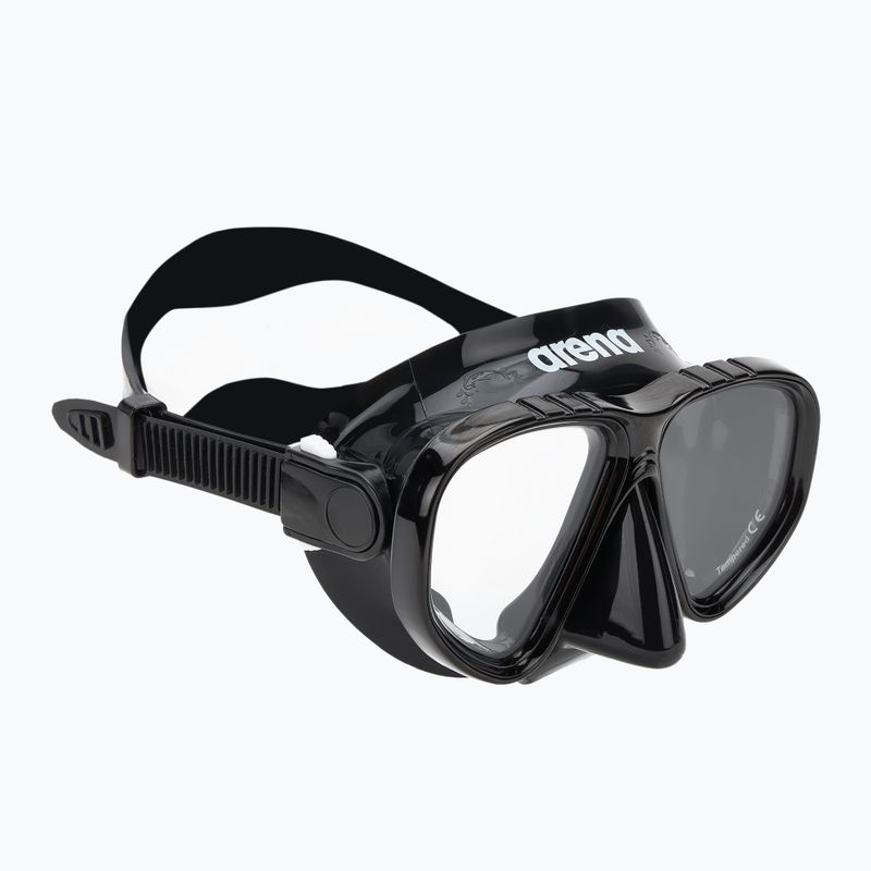 Dětská šnorchlovací sada Arena Premium Snorkeling Set Jr black/clear/black 2