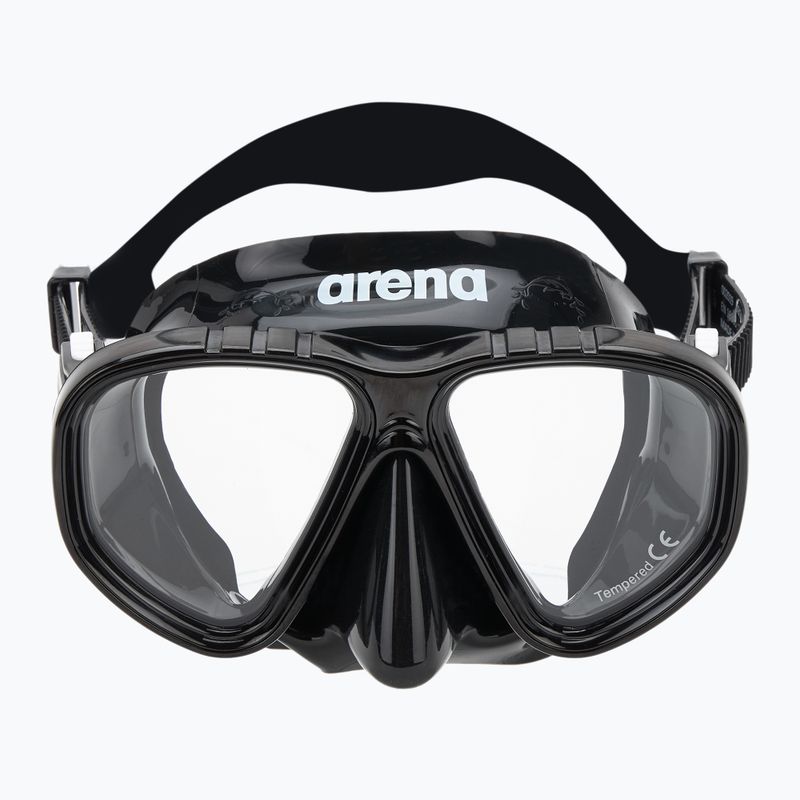 Dětská šnorchlovací sada Arena Premium Snorkeling Set Jr black/clear/black 3