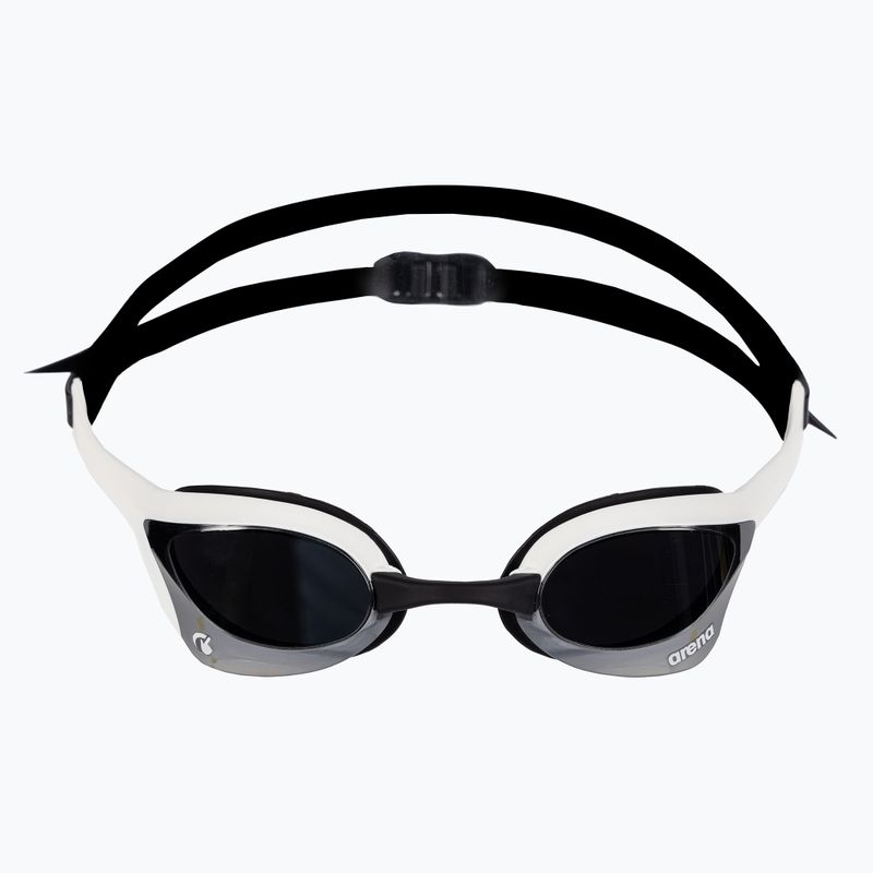 Plavecké brýle Arena Cobra Ultra Swipe Mrirror silver/white 2