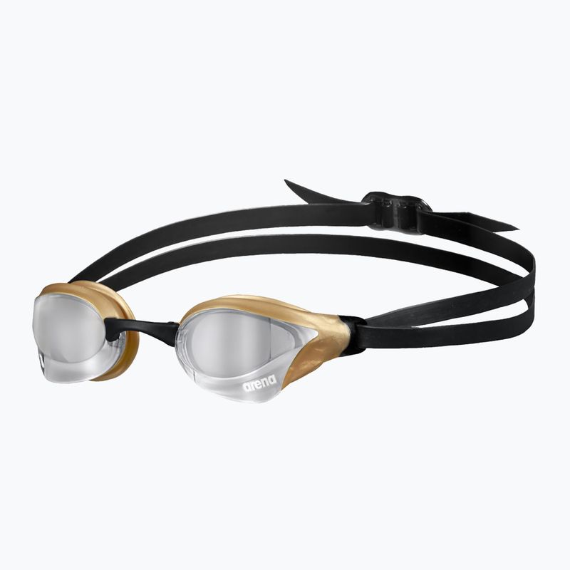 Plavecké brýle ARENA Cobra Core Swipe Mirror silver/gold 003251/530