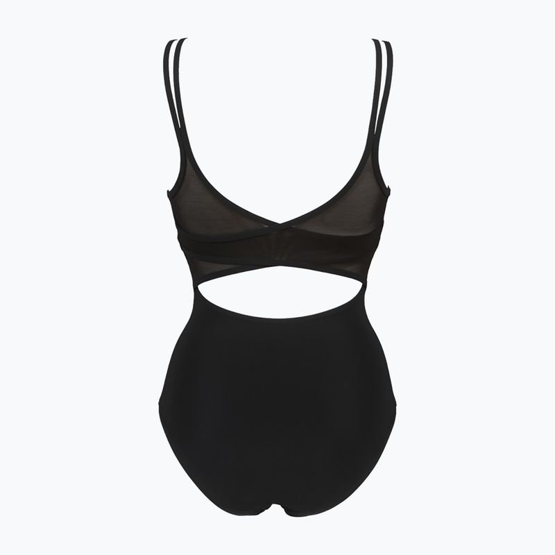 Dámské jednodílné plavky arena Esther Cross Back black 003400/500 7