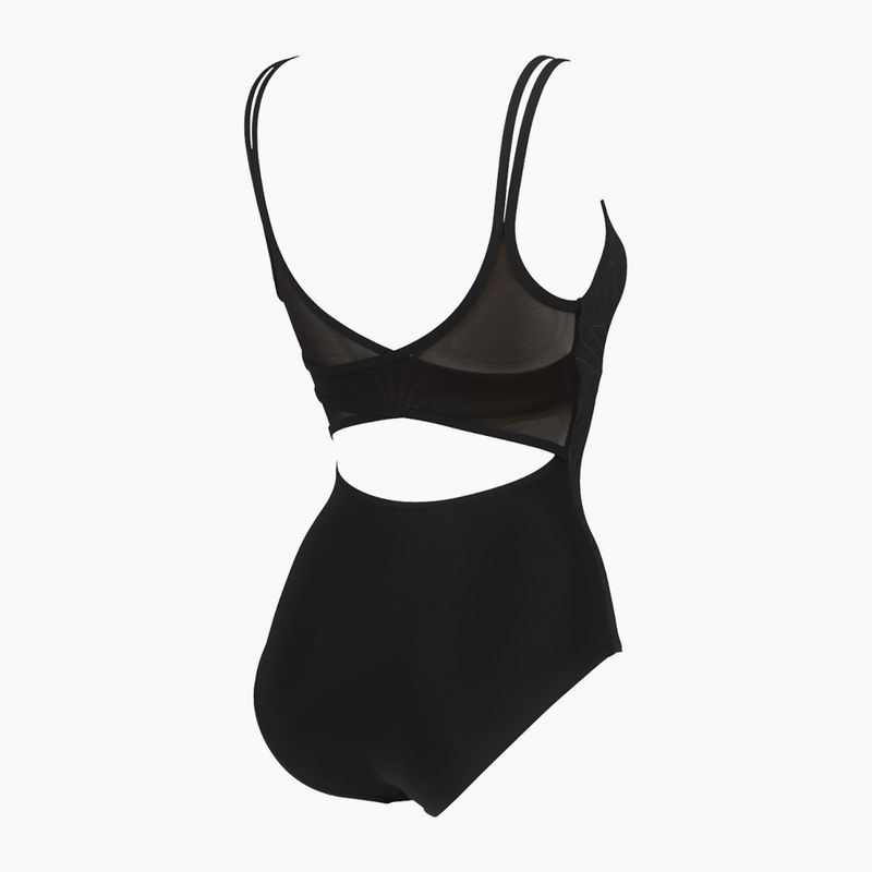 Dámské jednodílné plavky arena Esther Cross Back black 003400/500 8