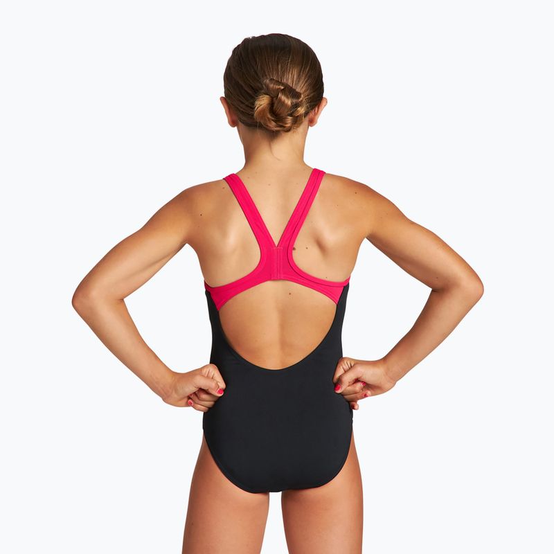 Dětské jednodílné plavky arena Biglogo Swim Pro Back One Piece černy 001332/595 7