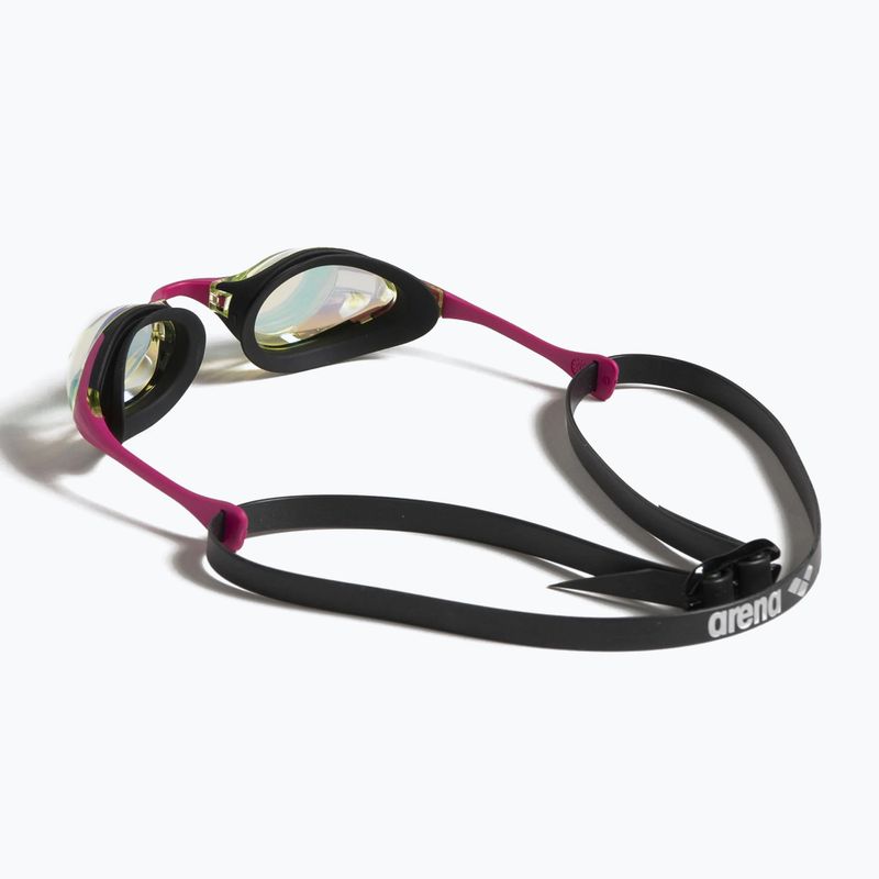 Arena plavecké brýle Cobra Swipe Mirror yellow copper/pink 004196/390 7