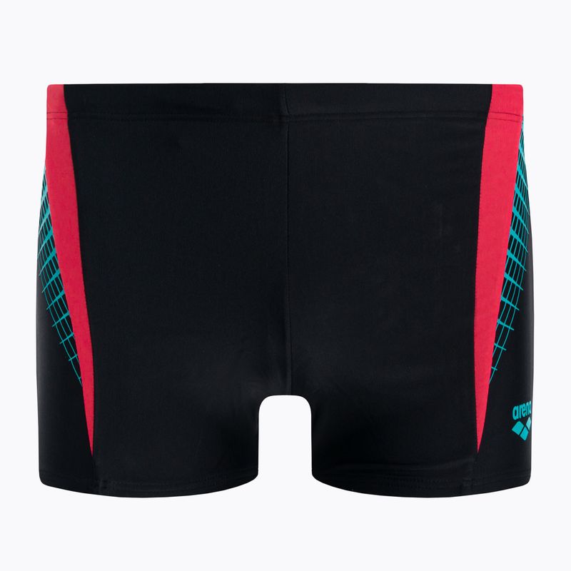 Bokserki kąpielowe męskie arena Threefold Short černe 004193/548