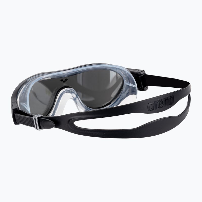 Plavecká maska Arena The One Mask Mirror silver/black/black 4