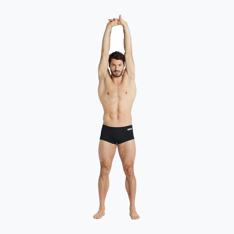 Pánské plavecké boxerky arena Team Swim Low Waist Short Solid black 004775/550 6