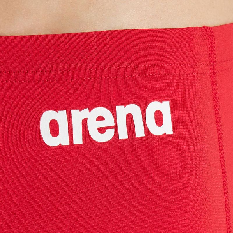 Pánské plavecké boxerky arena Team Swim Low Waist Short Solid red 004775/450 7