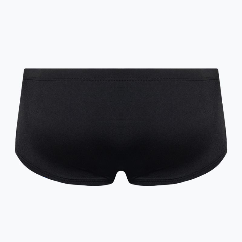 Pánské plavecké boxerky arena Team Swim Low Waist Short Solid black 004775/550 2