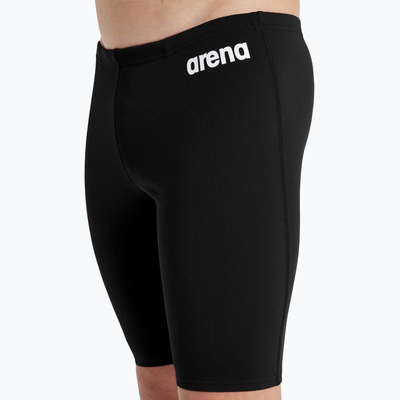 Dětské plavky jammer arena Team Swim Jammer Solid black/white 8