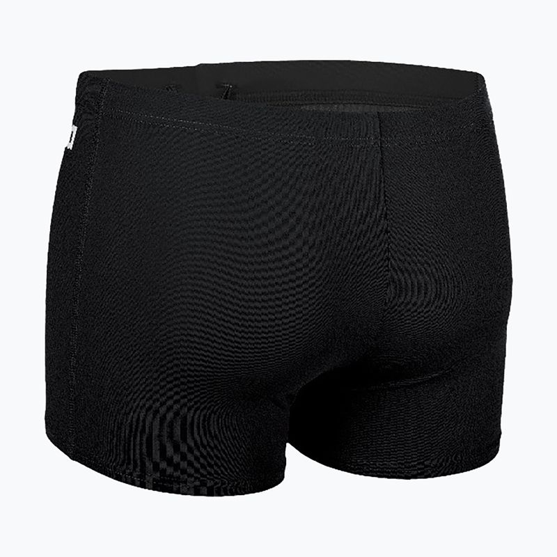 Plavecké boxerky Arena Team Swim Short Solid black/white 2