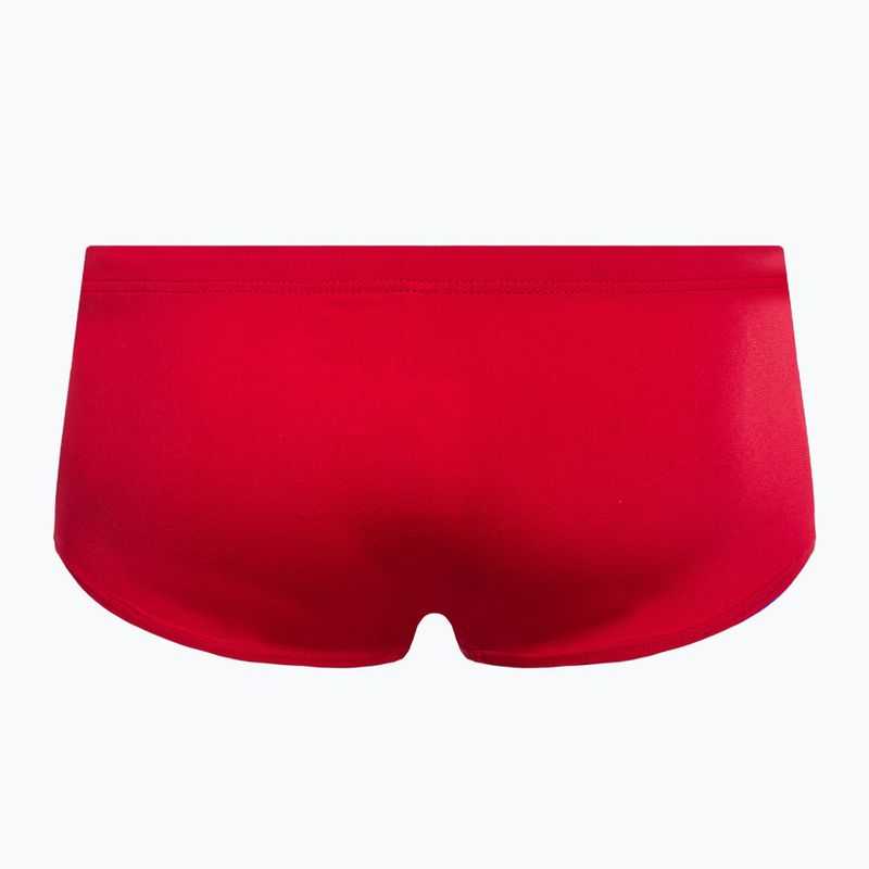 Pánské plavecké boxerky arena Team Swim Low Waist Short Solid red 004775/450 2