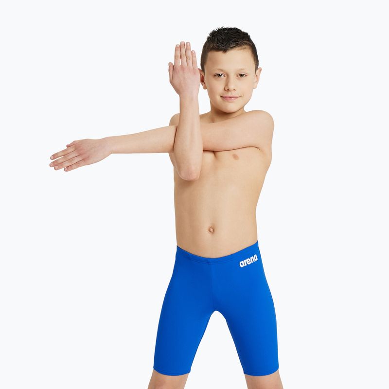 Dětské plavky jammer arena Team Swim Jammer Solid royal/white 5