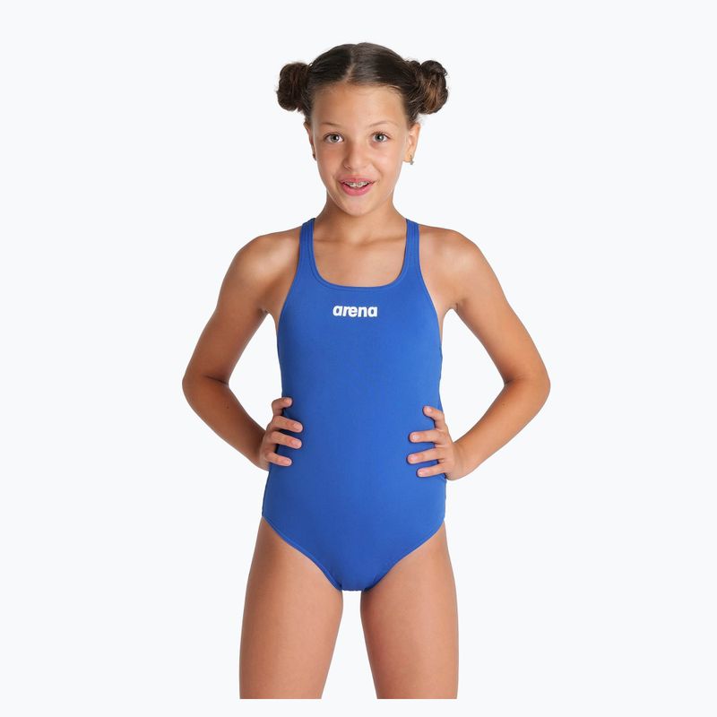 Dětské jednodílné plavky arena Team Swim Pro Solid royal/white 5