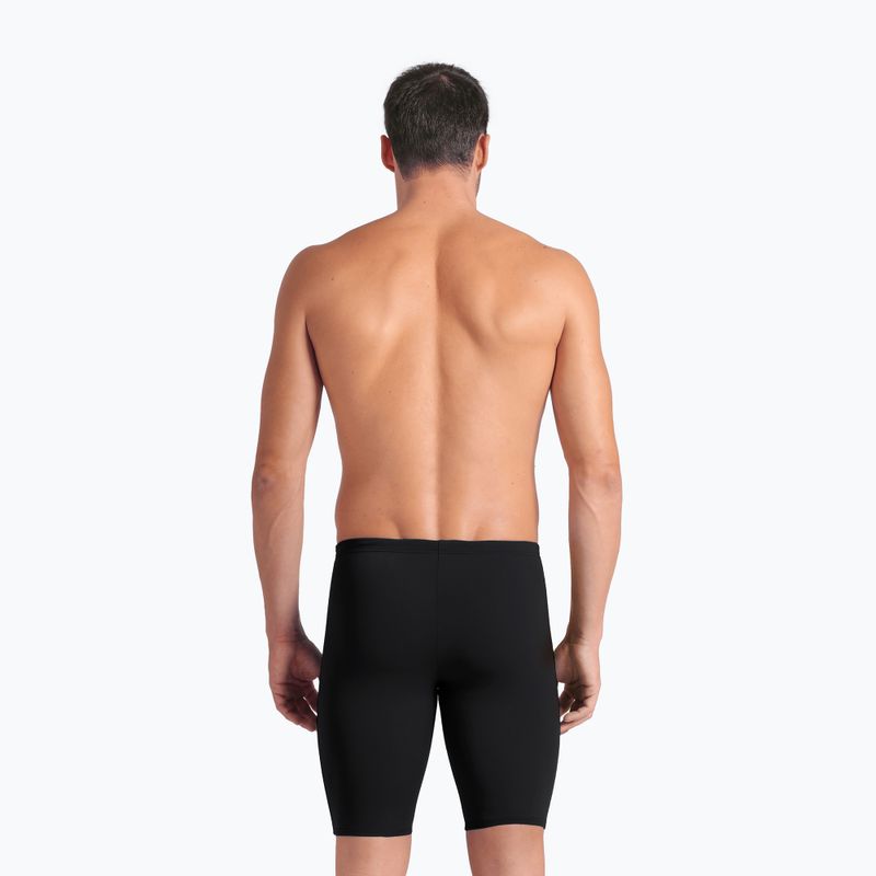 Pánské plavecké jammery arena Team Swim Jammer Solid black/white 7