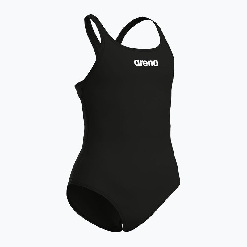 Dětské jednodílné plavky arena Team Swim Pro Solid black/white 3