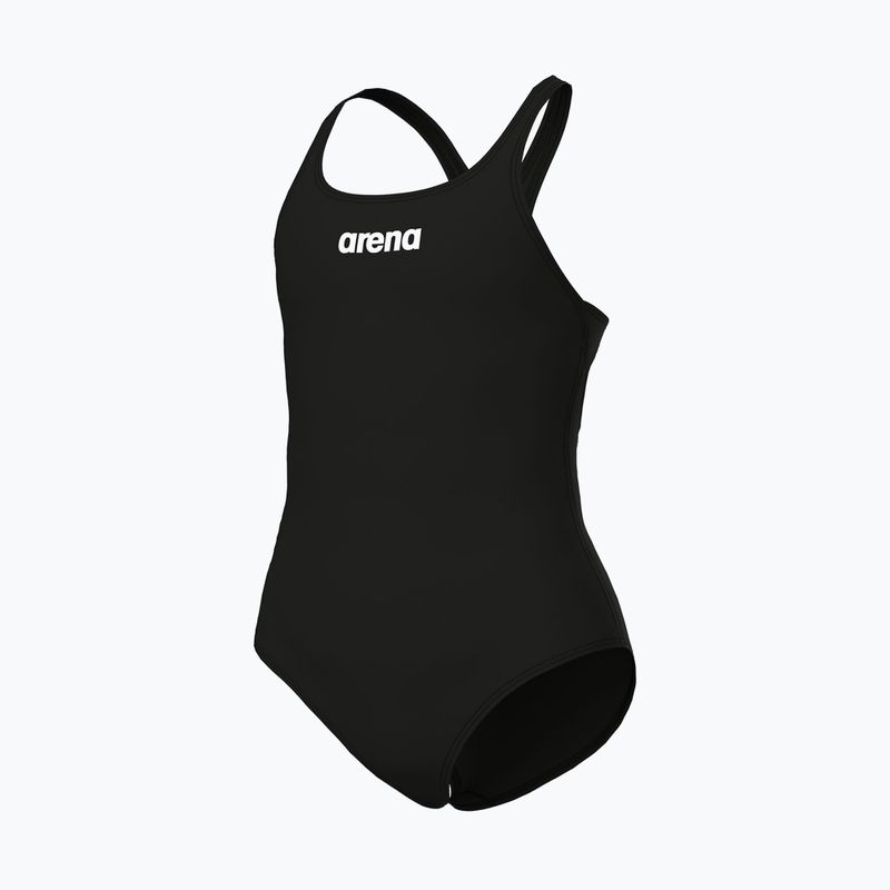 Dětské jednodílné plavky arena Team Swim Pro Solid black/white 4