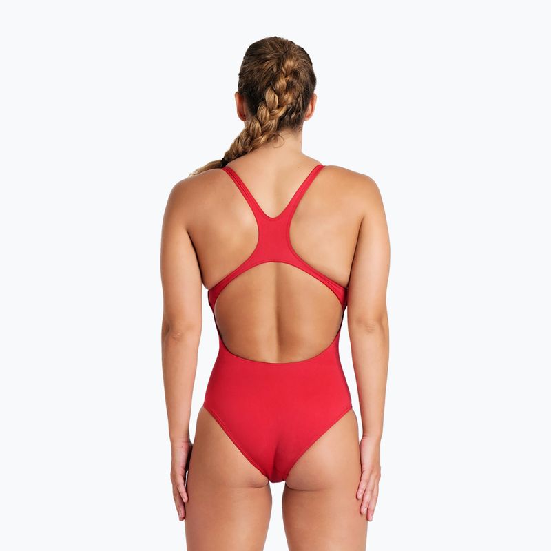 Dámské jednodílné plavky arena Team Swim Pro Solid červená 004760/450 7