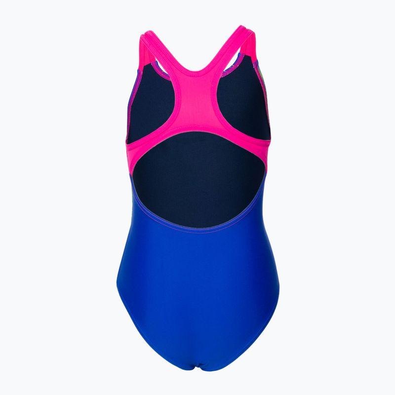 Dětské jednodílné plavky Arena Pro Back Placement modro-zelené 005088 2