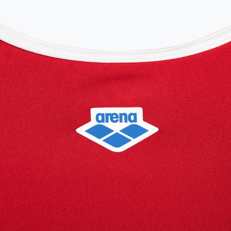 Jednodílné dámsképlavky arena Icons Super Fly Back Solid červené 005036 3
