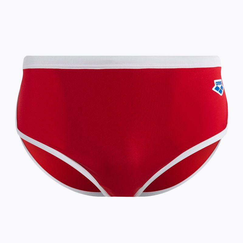 Pánské plavky arena Icons Swim Low Waist Short Solid červene 005046/410