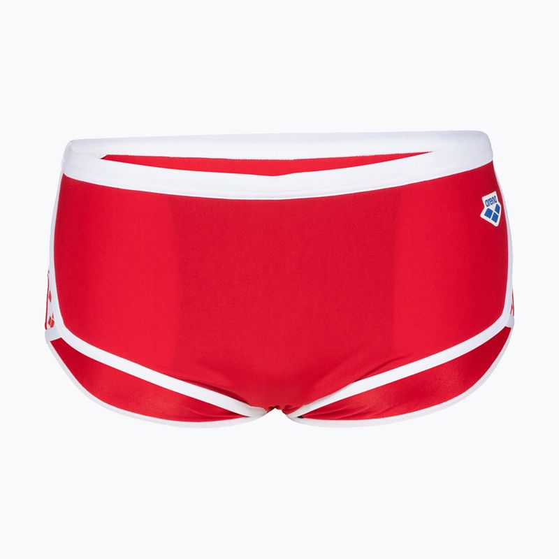 Pánské plavky arena Icons Swim Low Waist Short Solid červene 005046/410 4