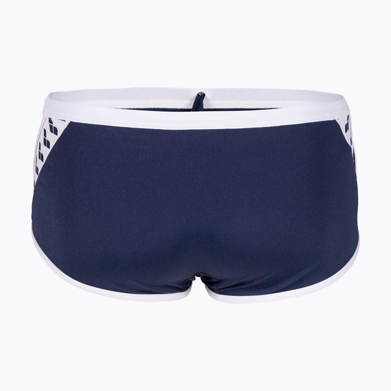 Pánské plavky arena Icons Swim Low Waist Short Solid námořnictvo 005046/701 5