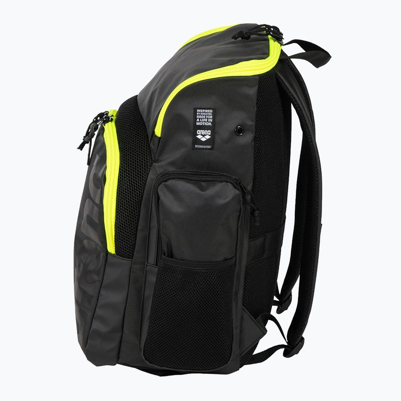 Plavecký batoh arena Spiky III 35 l dark smoke/neon yellow 3