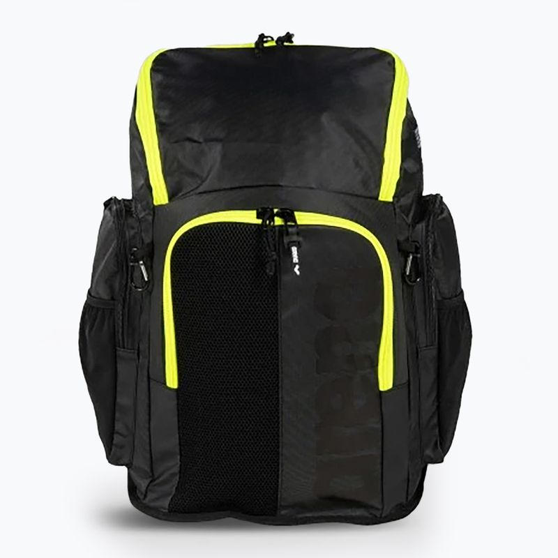 Batoh Arena Spiky III 45 l dark smoke/neon yellow