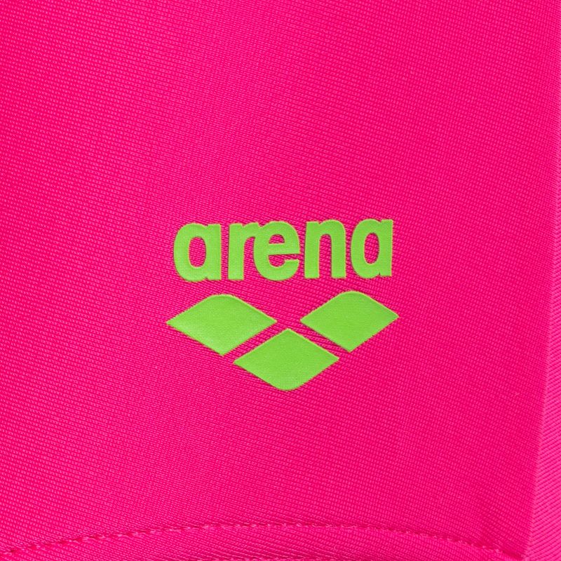 Dětské jednodílné plavky arena Swim Pro Back Logo růžový 005539/760 3