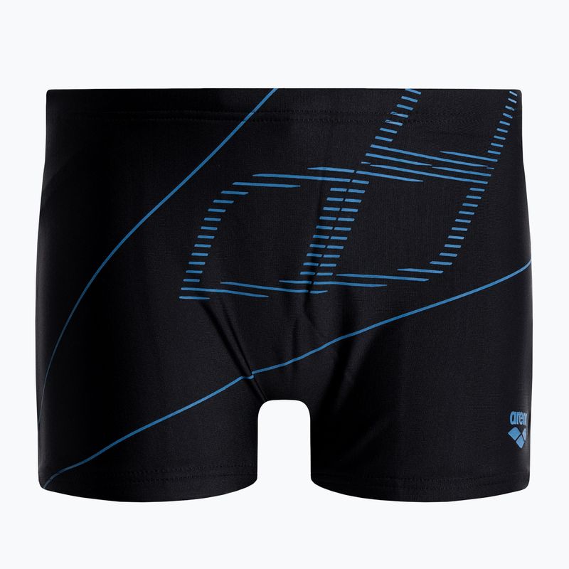 Dětské plavky arena Swim Short Logo černe 005549/580