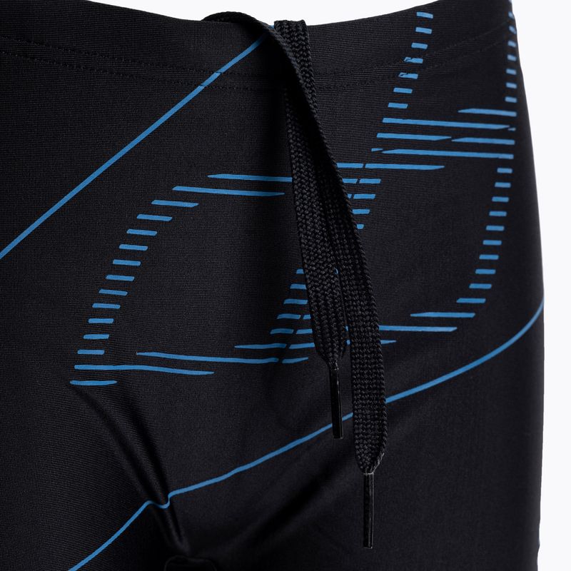 Dětské plavky arena Swim Short Logo černe 005549/580 4
