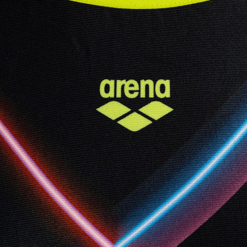 Dámské jednodílné plavky Arena Tech One Back Placement černá a barevná 005561 3