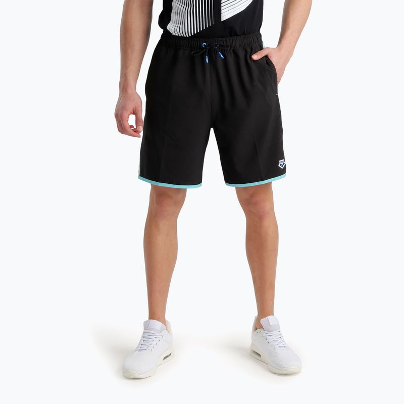 Pánské plavecké šortky arena Icons Team Stripe Bermuda Logo černé 005652/518 2