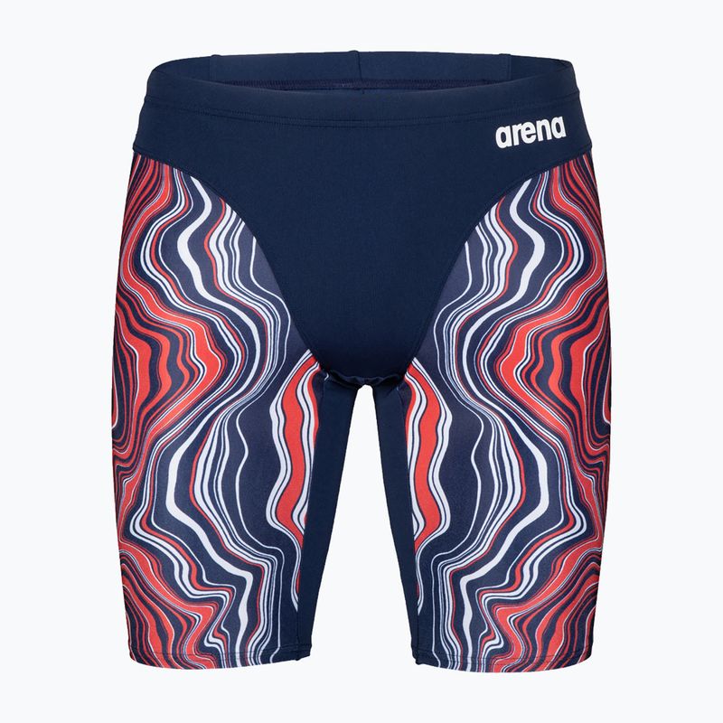 Pánské plavky arena Swim Jammer Marbled námořnictvo 005785/740 4
