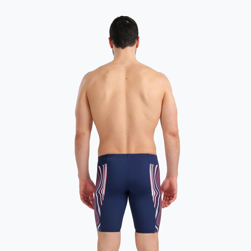 Pánské plavky arena Swim Jammer Marbled námořnictvo 005785/740 7
