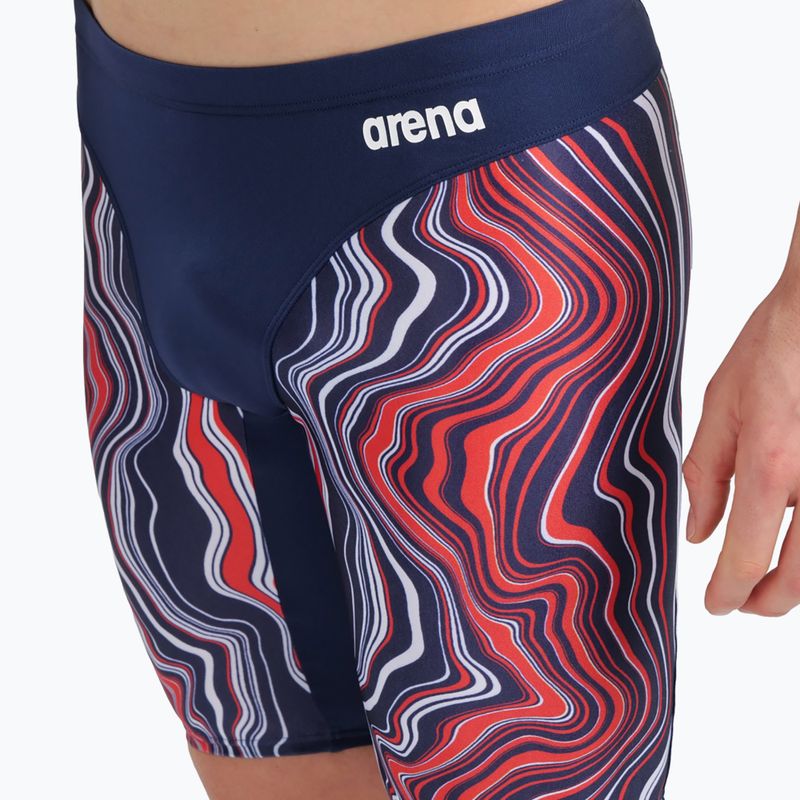 Pánské plavky arena Swim Jammer Marbled námořnictvo 005785/740 8