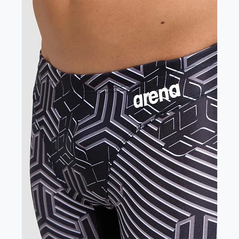 Pánské plavky arena Kikko Pro Swim Jammer black/black multi 6