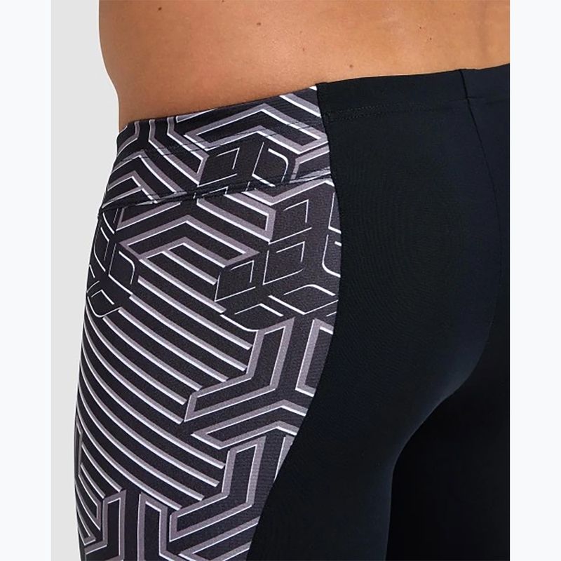 Pánské plavky arena Kikko Pro Swim Jammer black/black multi 7