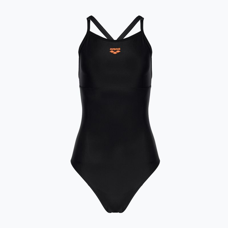 Dámské jednodílné plavky arena Solid Swimsuit Lightdrop Back black