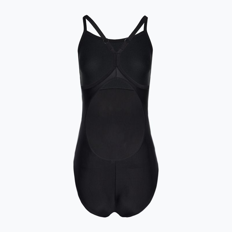 Dámské jednodílné plavky arena Solid Swimsuit Lightdrop Back black 2