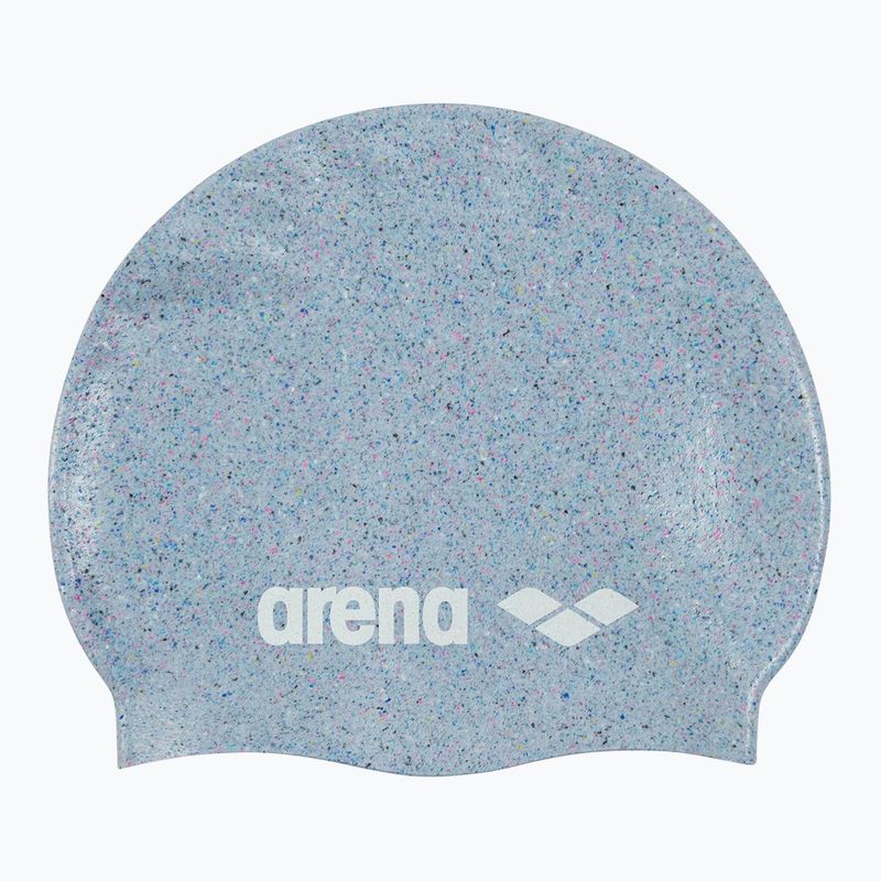 Plavecká čepice arena Silicone Cap grey multi