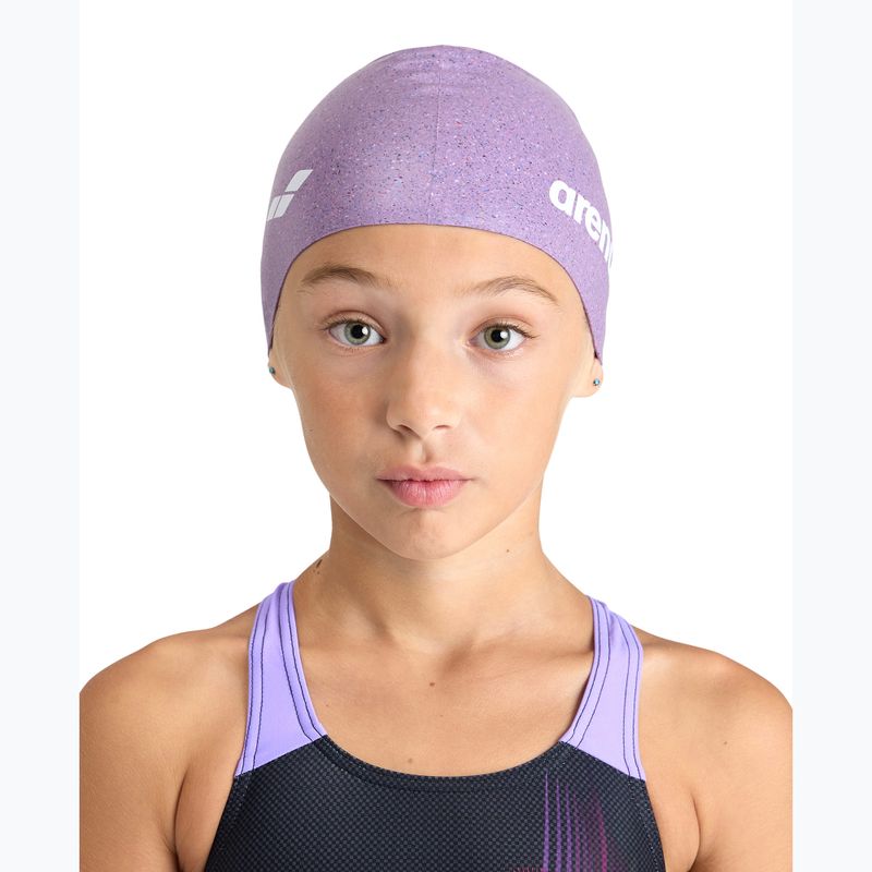 Dětská plavecká čepice Arena Silicone Cap Jr pink multi 2