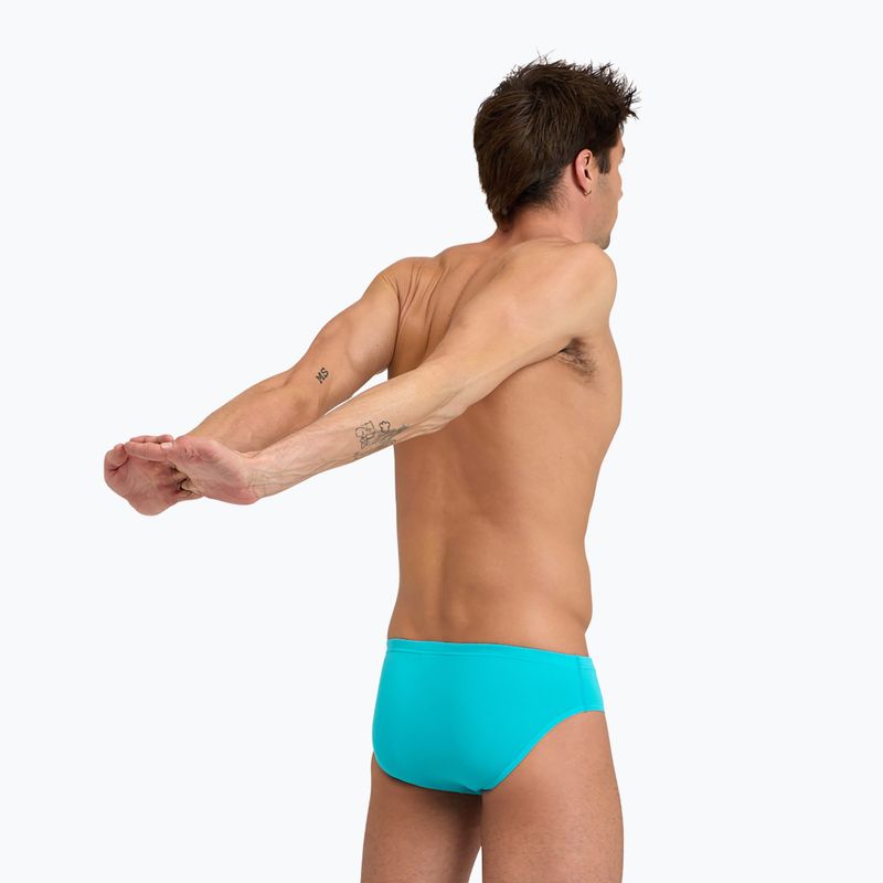Pánské plavky arena Team Swim Briefs Solid modro-oranžové 004773/840 5