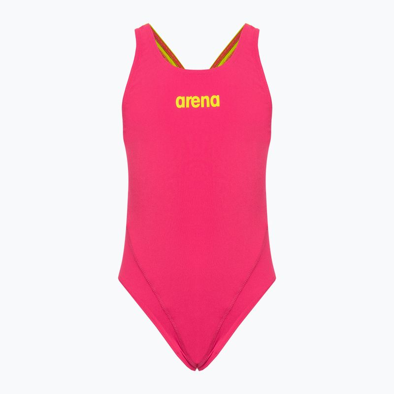 Jednodílné dětské plavky arena Team Swim Tech Solid červené 004764/960