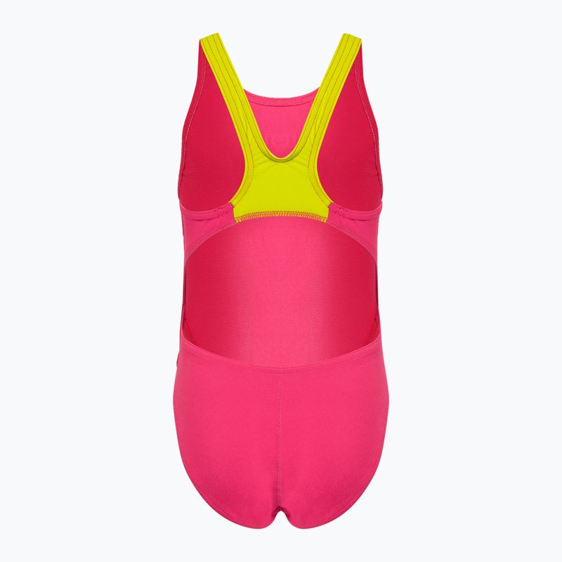 Jednodílné dětské plavky arena Team Swim Tech Solid červené 004764/960 2