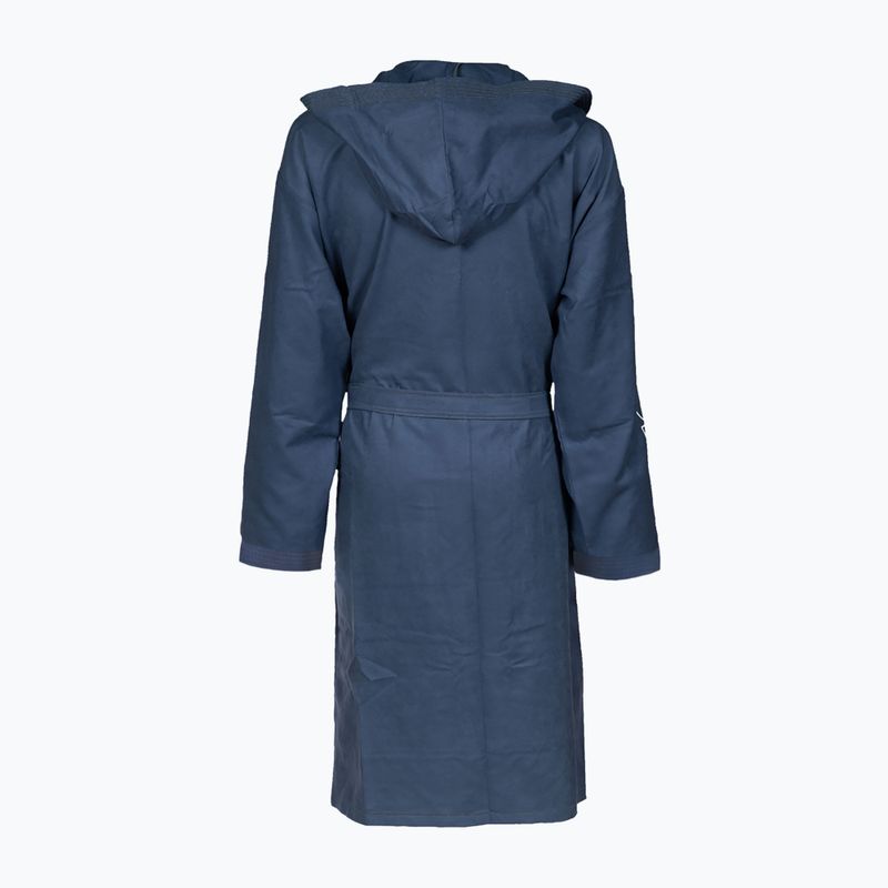 Dětský župan Arena Zeal Plus Jr navy/white 2